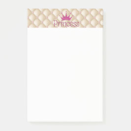 Bloco Post-it Pérolas Charmosas e Elegantes, Tiara, Princesa, Br