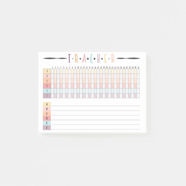 Bloco Post-it Perseguidor do Diário da bala (Frente)