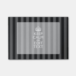 Bloco Post-it Personalizado MANTENHA A CALMA seu texto em