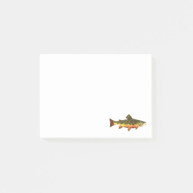 Bloco Post-it Pesca de trutas (Frente)