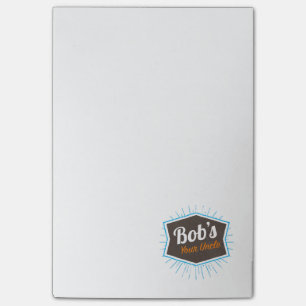 Bloco Post-it Piada do tio Engraçado Homem Named Bob de Bob sua