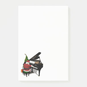 Bloco Post-it Pianista do Papai Noel