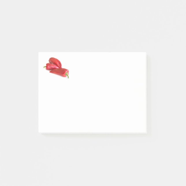 Bloco Post-it Pimenta vermelha (Frente)