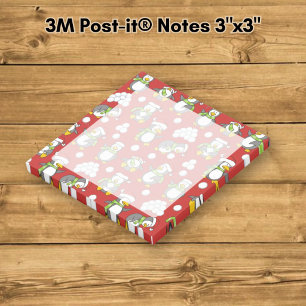 Bloco Post-it Pinguins de Natal