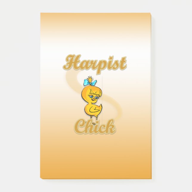 Bloco Post-it Pintinho de Harpist (Frente)
