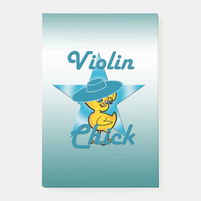 Bloco Post-it Pintinho Violino nº 7 (Frente)