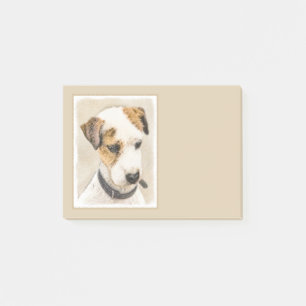 Bloco Post-it Pintura de Parson Jack Russell Terrier - Arte Cani