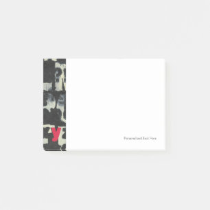 Bloco Post-it Pintura em alfabeto por Norman Wyatt