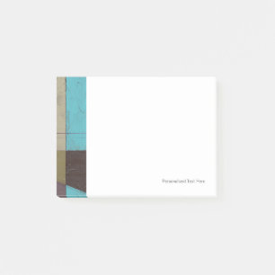 Bloco Post-it Pintura minimalista contemporânea com cor profund