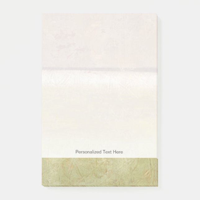 Bloco Post-it Pintura moderna na Terra por Norman Wyatt (Frente)