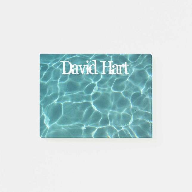 Bloco Post-it Piscina Personalizada (Frente)