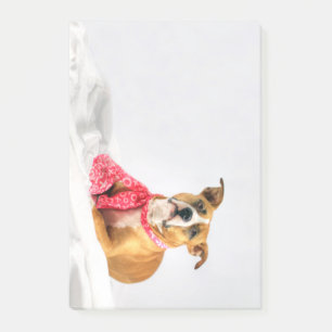 Bloco Post-it Pit Bull Puppy Love in Pink XOXO