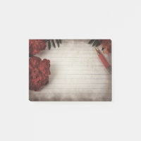 Plano de fundo com Caneta e papel alinhado