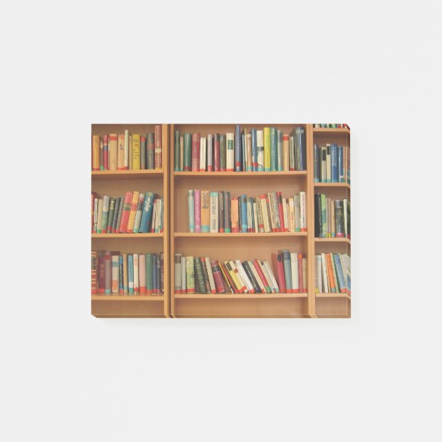 Bloco Post-it Plano de fundo da estante (Frente)