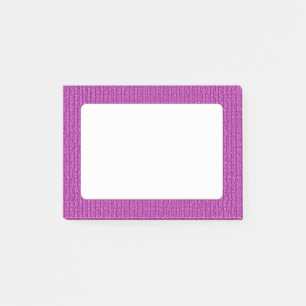 Bloco Post-it Ponto de Stockinette contínuo da malha da orquíd