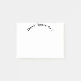 Bloco Post-it PosItNotes- Não Esqueça de