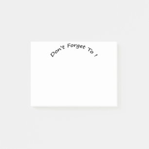 Bloco Post-it PosItNotes- Não Esqueça de