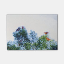 Post-it das borboletas de monarca