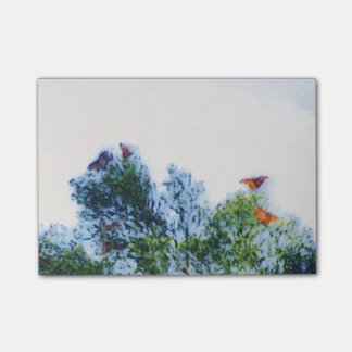 Bloco Post-it Post-it das borboletas de monarca