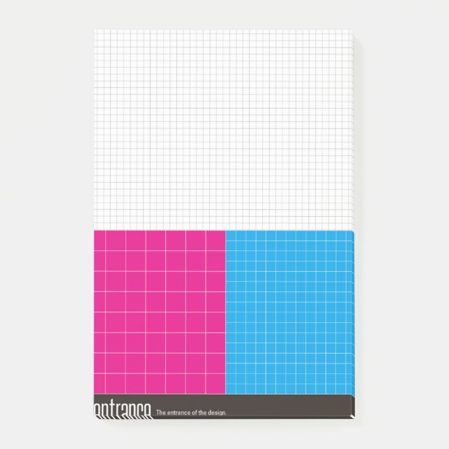 Bloco Post-it Post-it Note [Grid] (Frente)
