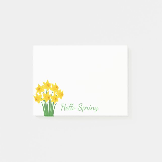 Bloco Post-it Poste-it-Notes-Daffodils (Frente)