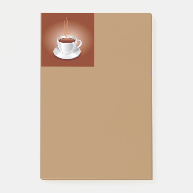 Bloco Post-it Poste-tudo-nota-café quebrado (Frente)