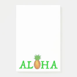 Bloco Post-it POSTO ALOHA Tropical Hawaii Hawaii Hawaii-Hawaiian