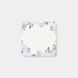 Bloco Post-it Posto Botânico Floral de Aquarela Elegante-Tinta-N