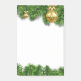 Bloco Post-it Posto de Garland Wreath de Natal Festivo