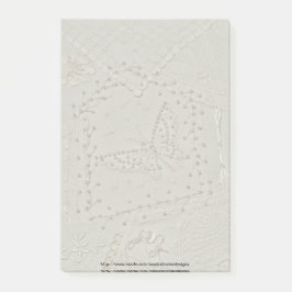 Bloco Post-it Posto de Nota de Comprimido Louco Bordado