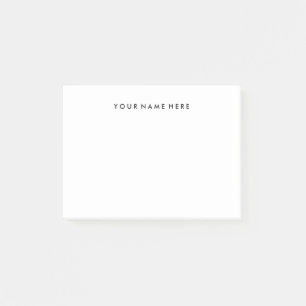 Bloco Post-it Posto-it® de Nota Personalizável em Preto