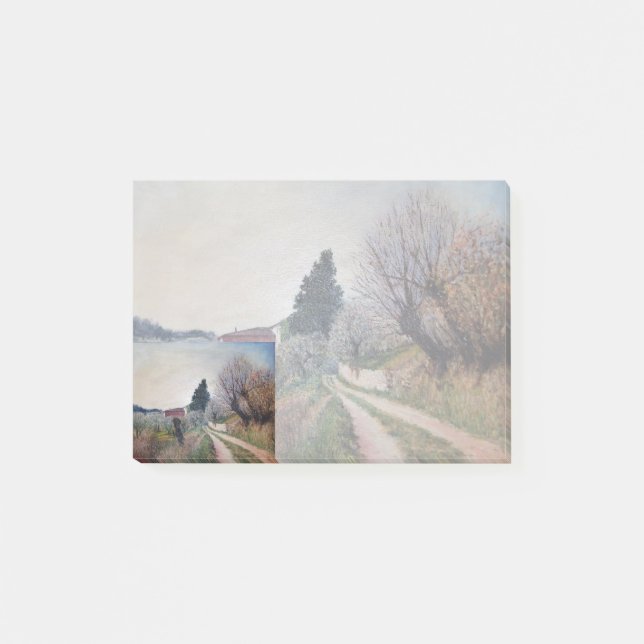 Bloco Post-it PRIMAVERA ANTERIOR EM VERNALESE/Paisagem Toscana (Frente)