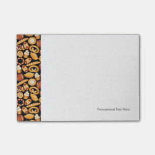 Bloco Post-it Produtos de padaria