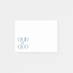 Bloco Post-it Quid et Quo Classic Education