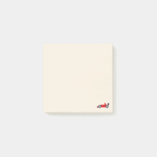Bloco Post-it Red Car Racing Emoji