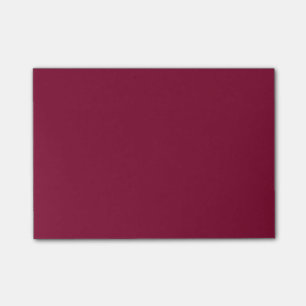Bloco Post-it Red Dahlia Brick Maroon Burgundy 2015 - Tendência