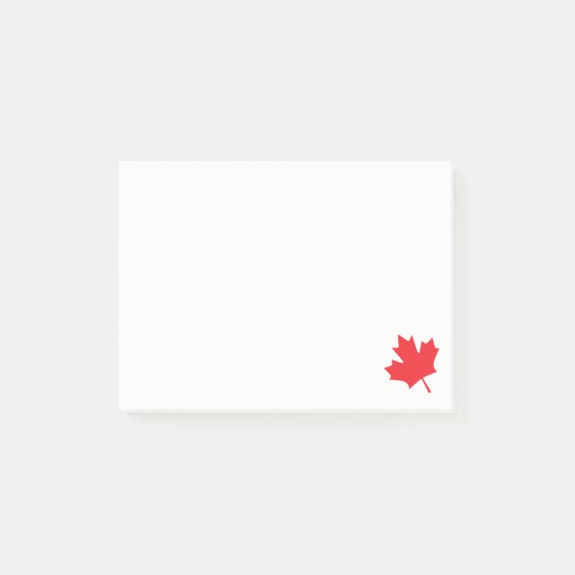 Bloco Post-it Red Maple leaf Posta nota (Frente)
