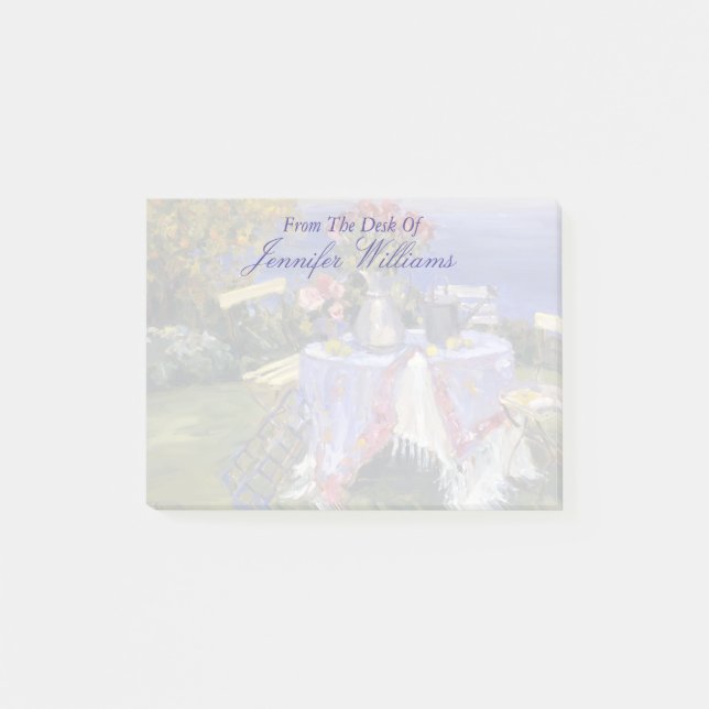 Bloco Post-it Rosas pelo mar (Frente)