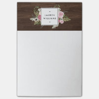 Rosas rosa-rosa-do-campo elegante em Woodgrain