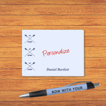 Rowers inspiradores de azul inteligente personaliz