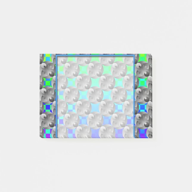 Bloco Post-it Saldo B/W de Kenneth Yoncich (Frente)
