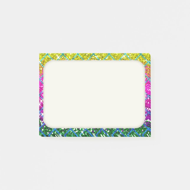 Bloco Post-it Sapaceskin Roxo (Frente)