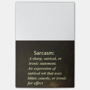 Bloco Post-it Sarcasmo