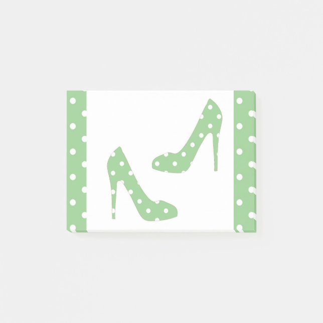 Bloco Post-it Se os calçados cabem notas de post-it (Frente)