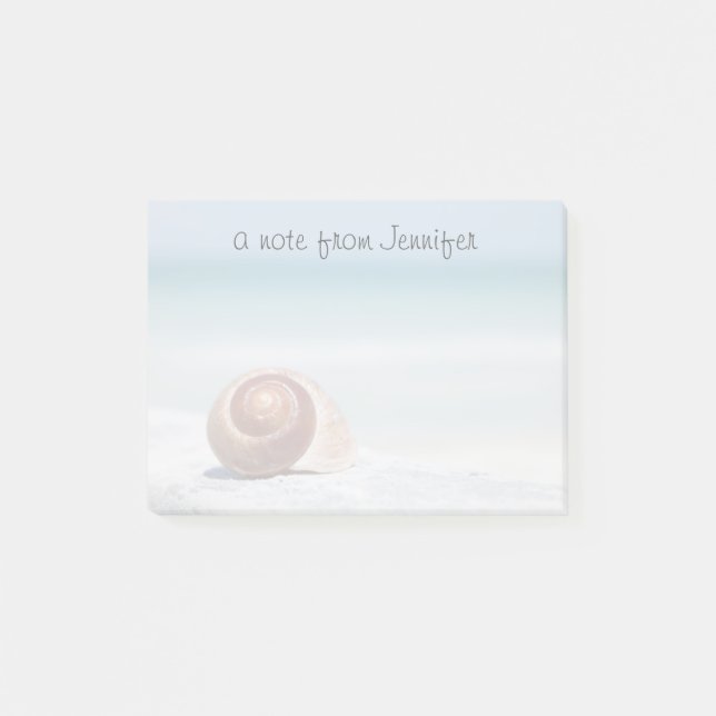 Bloco Post-it Seashell | St Petersburg, Florida (Frente)