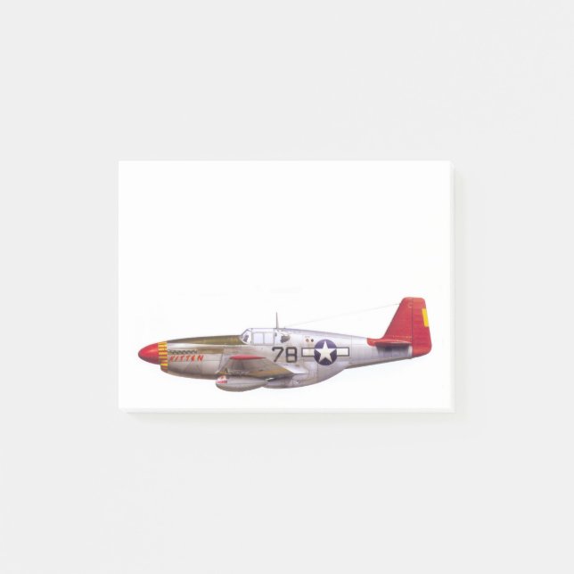 Bloco Post-it Segunda guerra mundial dos aviadores de Tuskegee (Frente)