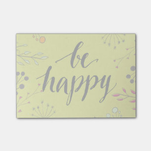 Bloco Post-it Seja 5 felizes