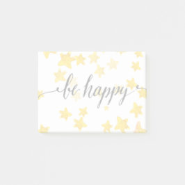 Bloco Post-it Seja feliz 3