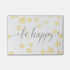 Bloco Post-it Seja feliz 3