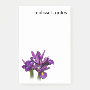 Bloco Post-it Sensação de Roxo Iris Neerlandês Elegante
